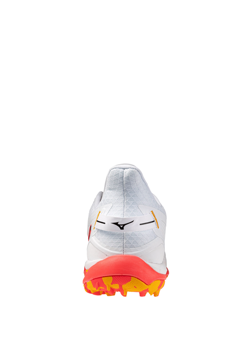 Mizuno Wave Leopardus - White/Fiery Coral/Citrus