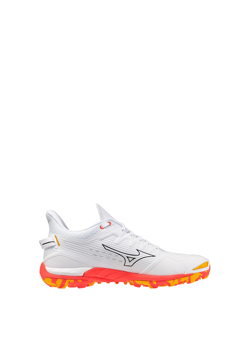 Mizuno Wave Leopardus - White/Fiery Coral/Citrus