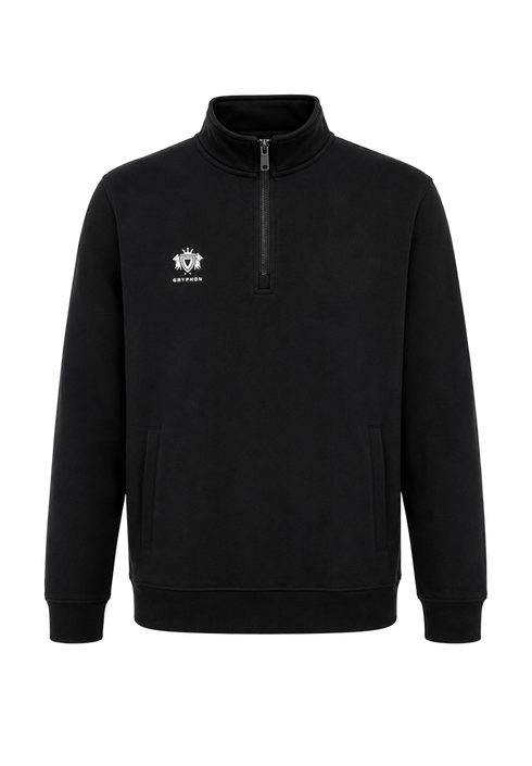 Gryphon 1/4 Fleece Pullover Black