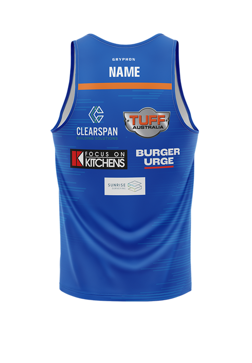 Newtown Training Singlet Mens Blue