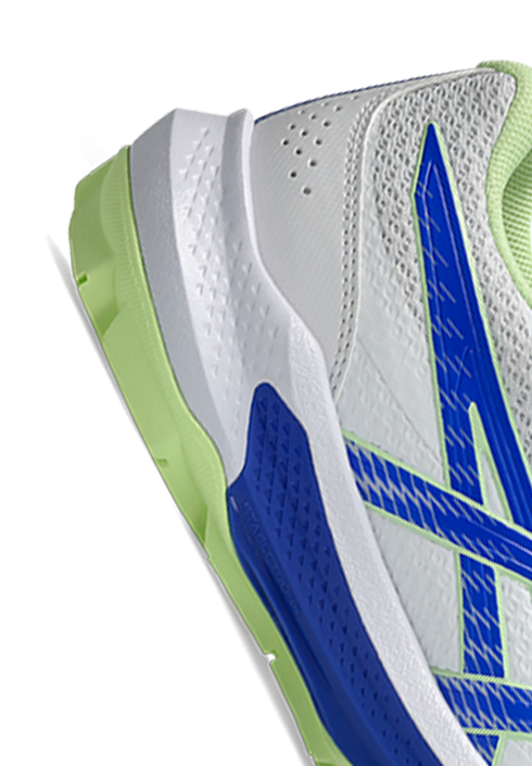 Asics Gel Peake 3 Unisex - White/Neon Blue