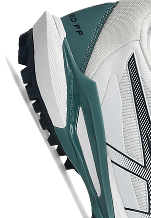 Asics Field Speed FF 2 Mens - White/Midnight Green