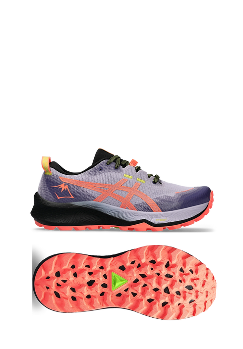 Asics Gel-Trabuco 12 Womens - Faded Ash Rock/Sun Coral