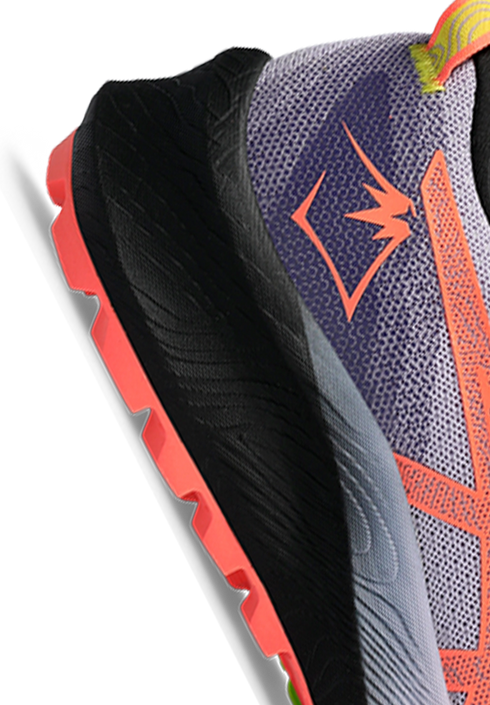 Asics Gel-Trabuco 12 Womens - Faded Ash Rock/Sun Coral