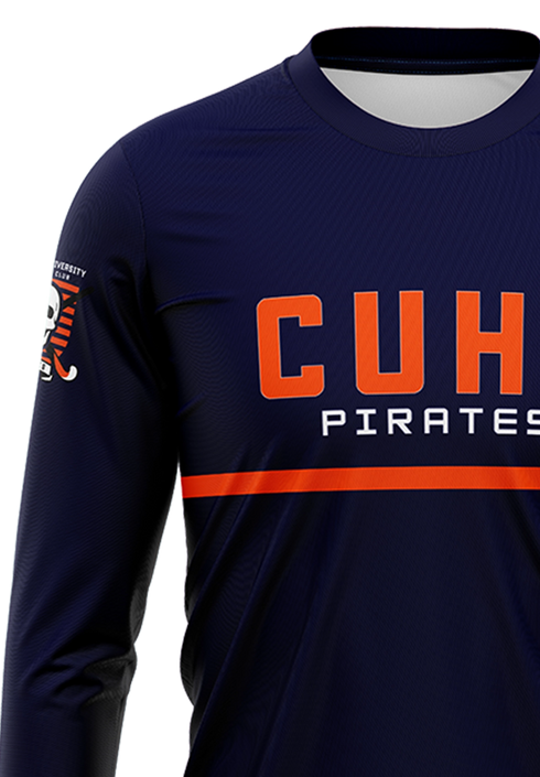 Curtin Uni Pirates Longsleeve Training Shirt Unisex