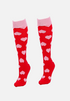 Gryphon Funky Socks Hearts Red/Pink