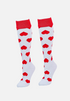 Gryphon Funky Socks Hearts White/Red