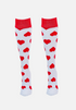 Gryphon Funky Socks Hearts White/Red