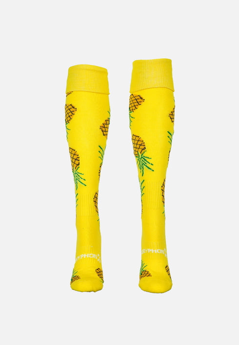 Gryphon Funky Socks Pineapples Yellow