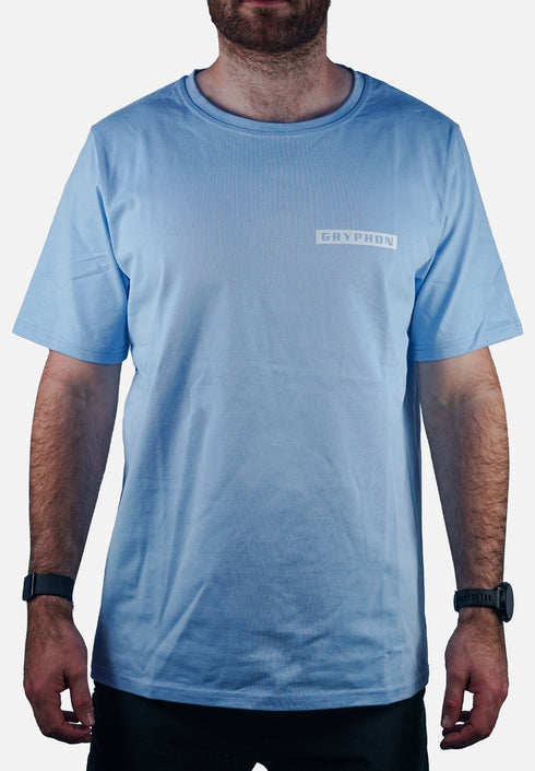 Gryphon Heavy Cotton Tee Unisex Pale Blue