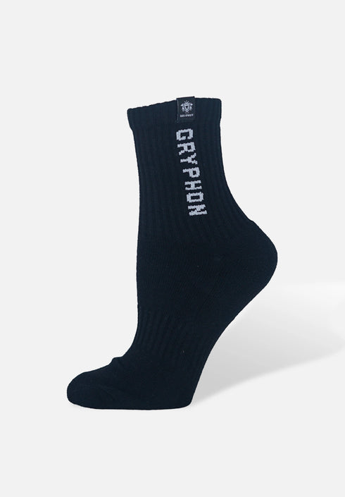 Gryphon Crew Socks Black