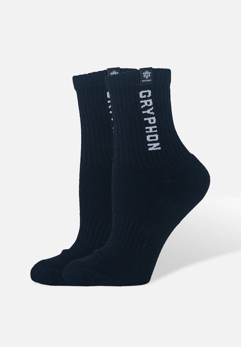 Gryphon Crew Socks Black