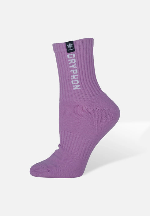 Gryphon Crew Socks Lilac