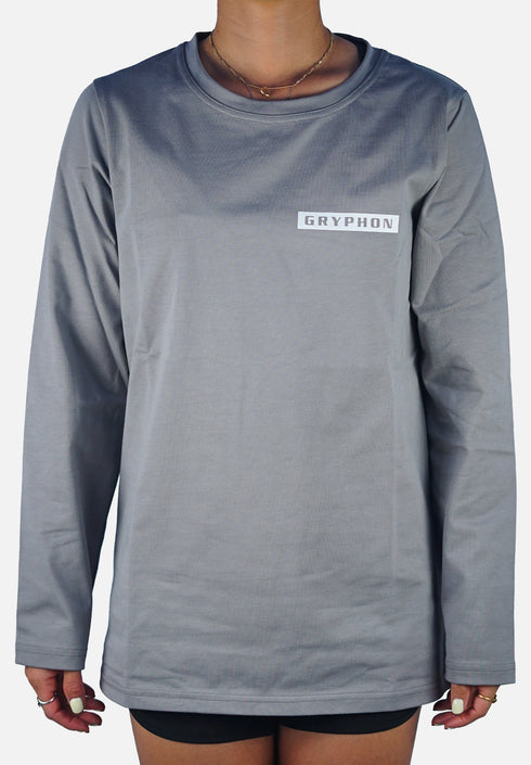Gryphon Heavy Cotton Longsleeve Tee Unisex Grey