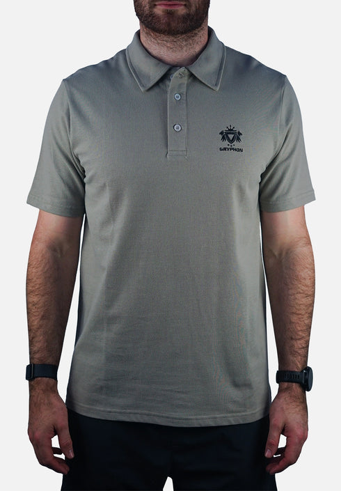Gryphon Polo Shirts Unisex Charcoal