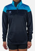 Gryphon Training Midlayer 1/4 Zip Jumper Womens Black/Sky