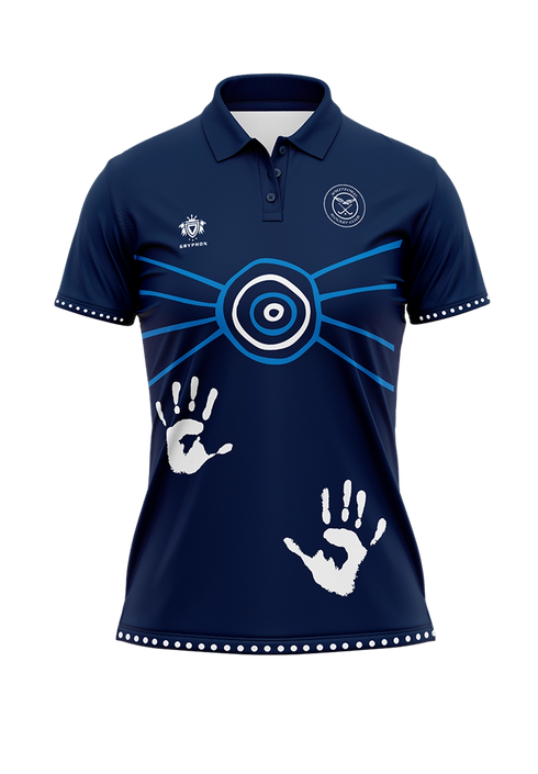 Whitford Indigenous Polo Navy Women