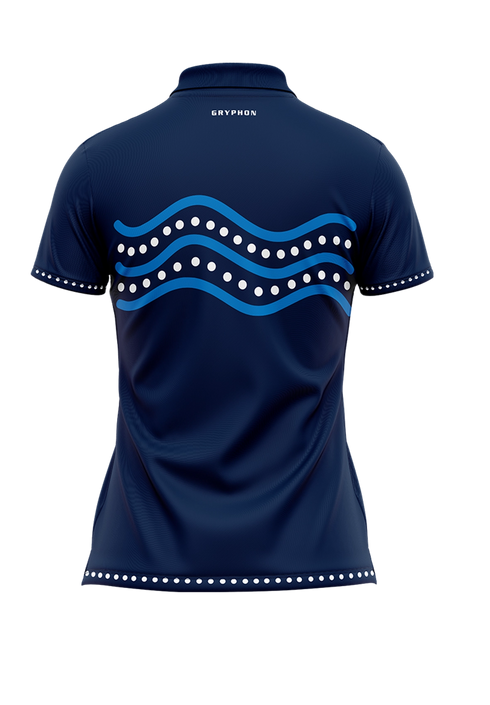 Whitford Indigenous Polo Navy Women