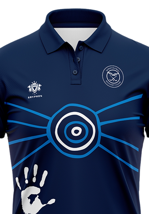 Whitford Indigenous Polo Navy Women