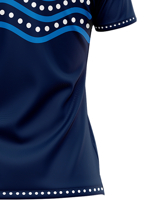 Whitford Indigenous Polo Navy Women