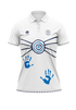 Whitford Indigenous Polo White Women