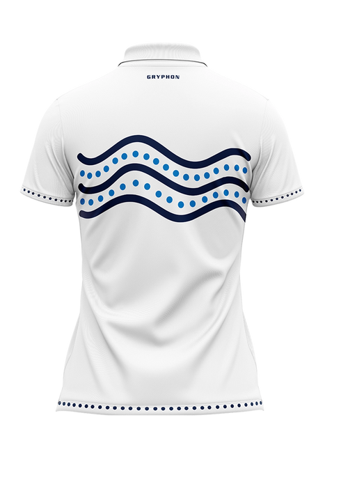 Whitford Indigenous Polo White Women