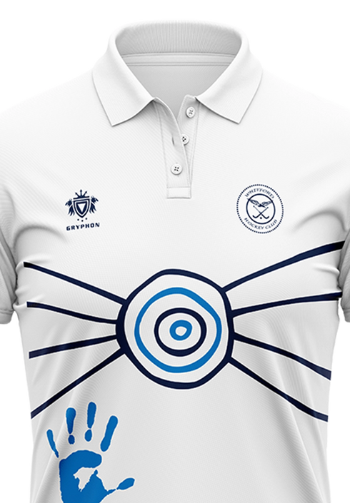 Whitford Indigenous Polo White Women