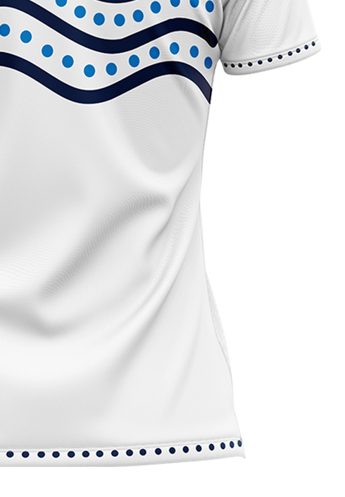 Whitford Indigenous Polo White Women