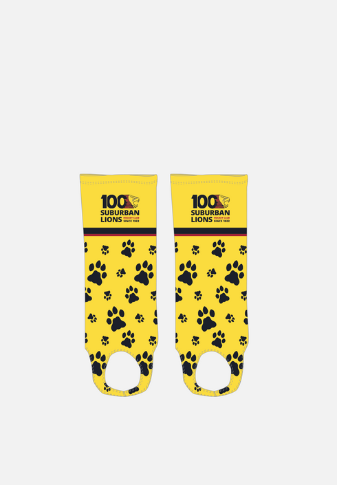 Subs Lions Inner Socks Yellow