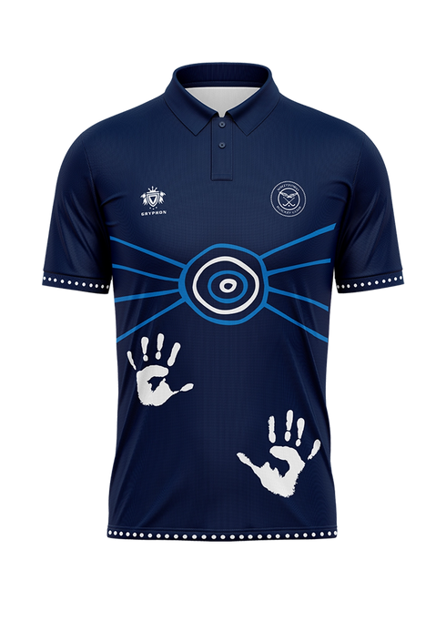 Whitford Indigenous Polo Navy Men