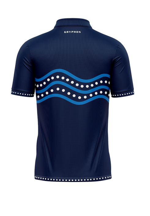 Whitford Indigenous Polo Navy Men