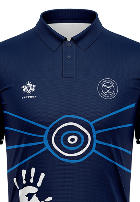 Whitford Indigenous Polo Navy Men