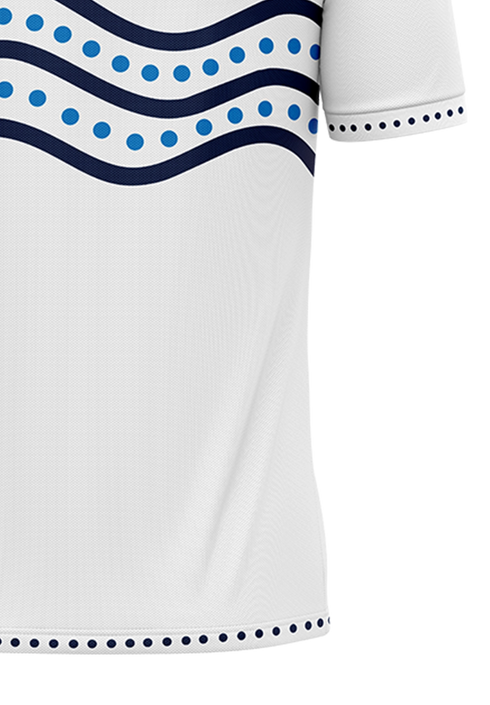 Whitford Indigenous Polo White Men