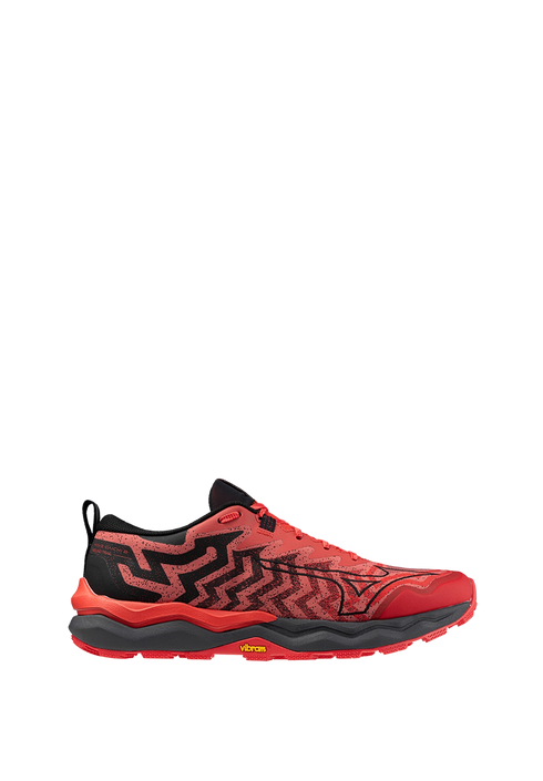 Mizuno Wave Daichi 8 Mens - Cayenne/Black/High Risk Red