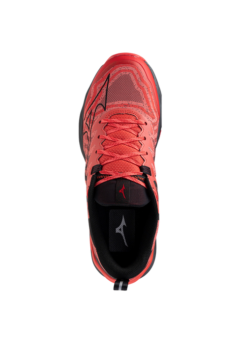 Mizuno Wave Daichi 8 Mens - Cayenne/Black/High Risk Red