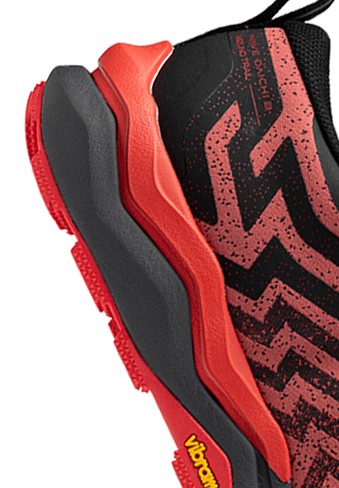 Mizuno Wave Daichi 8 Mens - Cayenne/Black/High Risk Red