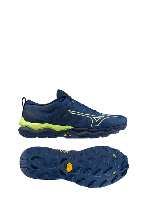 Mizuno Wave Daichi 8 Mens - Peony/Sharp Green/Dress Blues