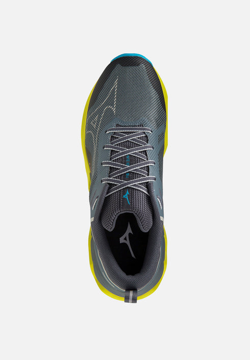 Mizuno Wave Ibuki 4 Mens - Stormy Weather/Bolt/Jet Blue