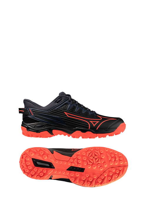 Mizuno Wave Lynx 2 - Black/Neon Flame/Peacock Blue