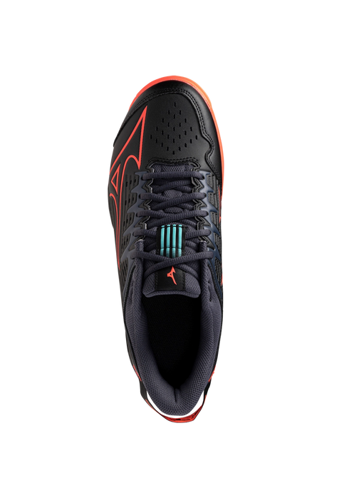 Mizuno Wave Lynx 2 - Black/Neon Flame/Peacock Blue
