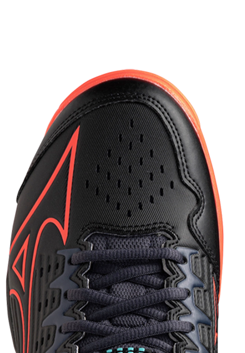 Mizuno Wave Lynx 2 - Black/Neon Flame/Peacock Blue