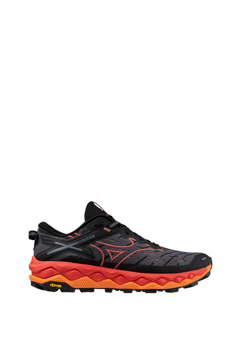 Mizuno Wave Mujin 10 Mens - Black/Cayenne/Nasturtium