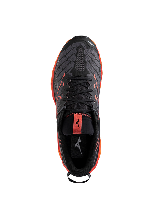 Mizuno Wave Mujin 10 Mens - Black/Cayenne/Nasturtium