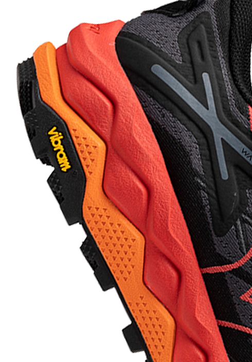 Mizuno Wave Mujin 10 Mens - Black/Cayenne/Nasturtium