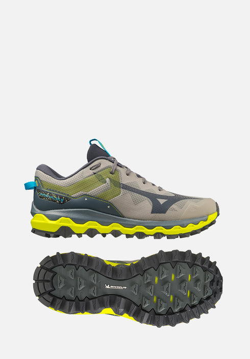 Mizuno Wave Mujin 9 Mens - Ghost Gray/Ombre Blue/Bolt