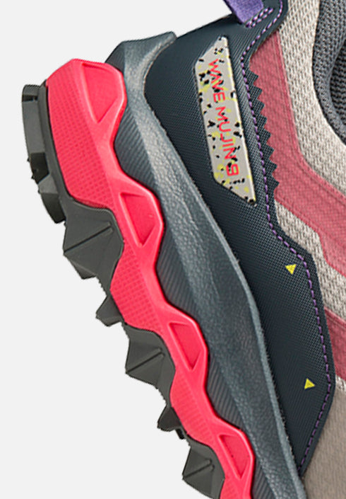 Mizuno Wave Mujin 9 Womens - Moonstruck/Stormy Weather/High-Vis Pink