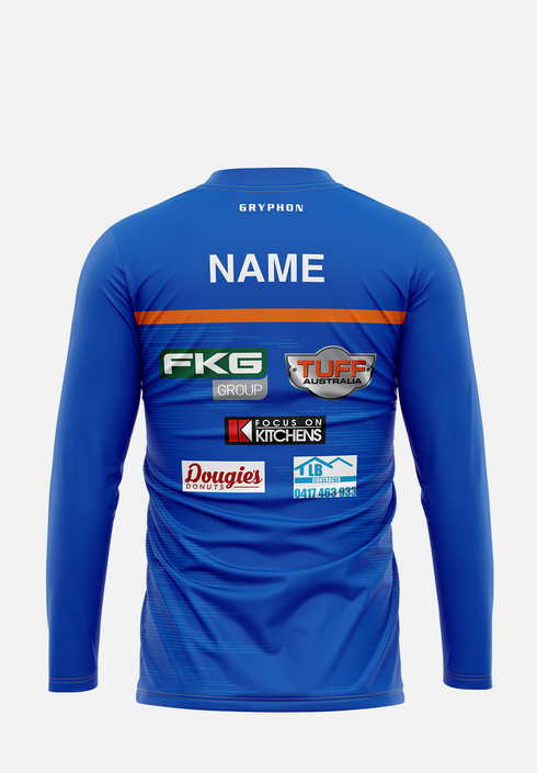 Newtown Training Longsleeve Shirts Unisex Blue