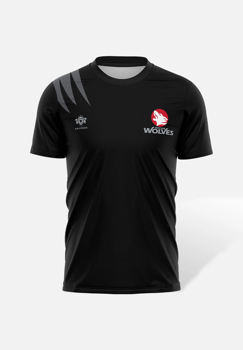 Wolves Training Shirts Unisex Black