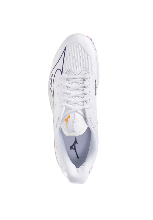 Mizuno Wave Leopardus - White/Violet Indigo/Camellia Rose