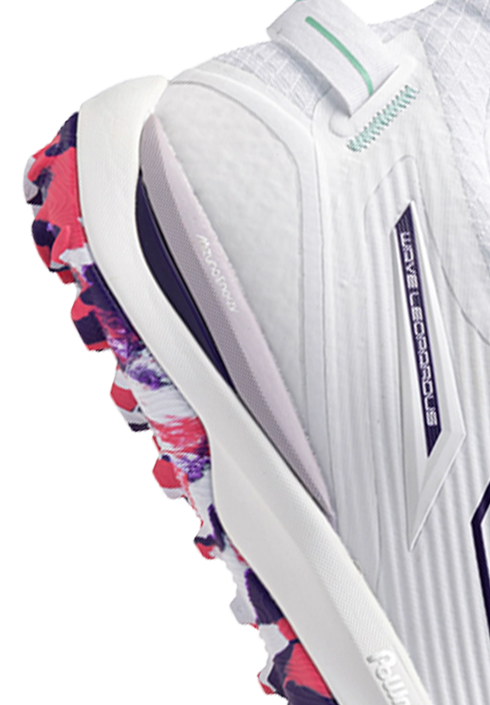 Mizuno Wave Leopardus - White/Violet Indigo/Camellia Rose